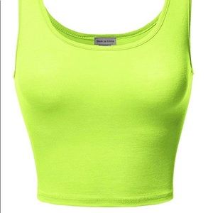 Neon Crop tops (2) I have two. Never before worn.